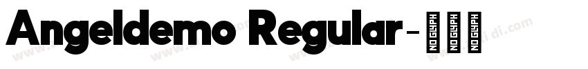 Angeldemo Regular字体转换 Angeldemo Regular字体转换